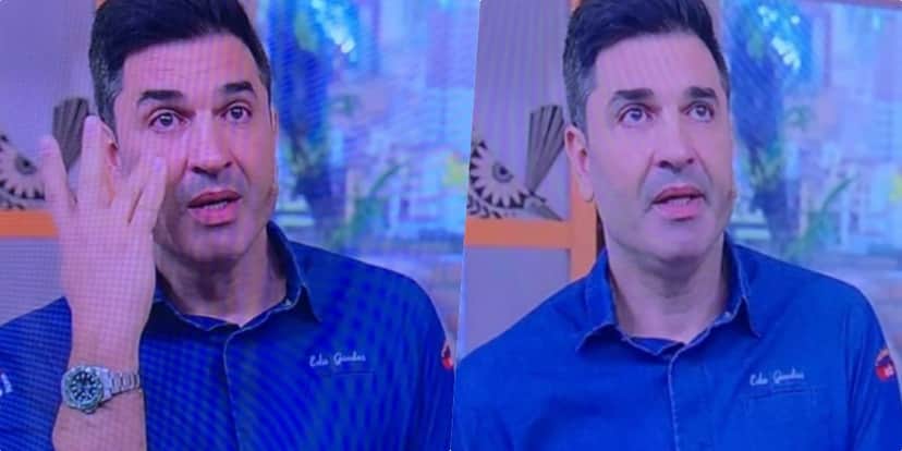 Edu Guedes chorou ao vivo na TV (Foto montagem) Edu Guedes chorou ao vivo na TV (Foto montagem)