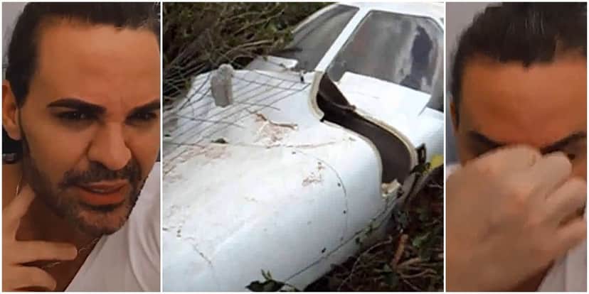 Eduardo Costa rememorou acidente de avião sofrido (Reprodução) Eduardo Costa rememorou acidente de avião sofrido (Reprodução)