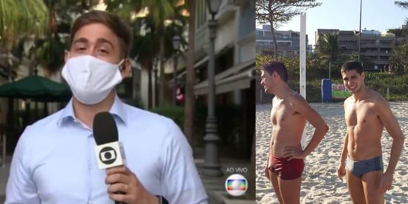 Erick Rianelli se declarou para o marido, Pedro Figueiredo, ao vivo (Foto: Reprodução/TV Globo) Erick Rianelli se declarou para o marido, Pedro Figueiredo, ao vivo (Foto: Reprodução/TV Globo)