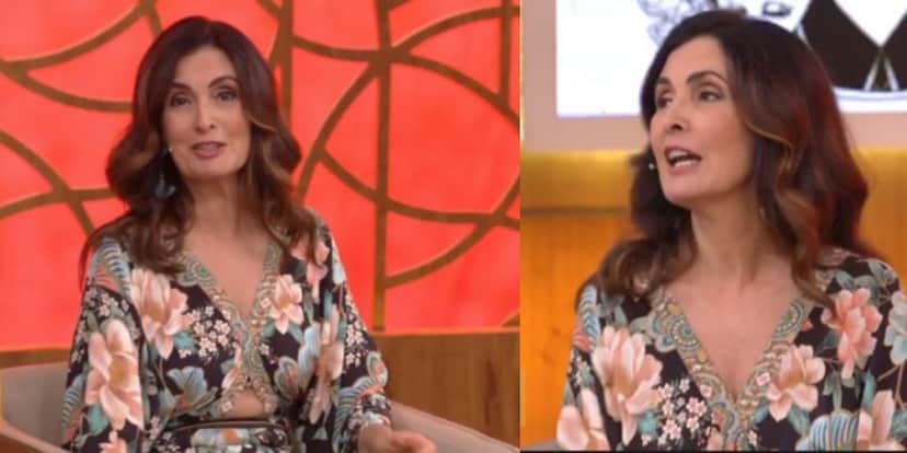 Fátima Bernardes no Encontro de hoje (Foto: Reprodução/TV Globo) Fátima Bernardes no Encontro de hoje (Foto: Reprodução/TV Globo)