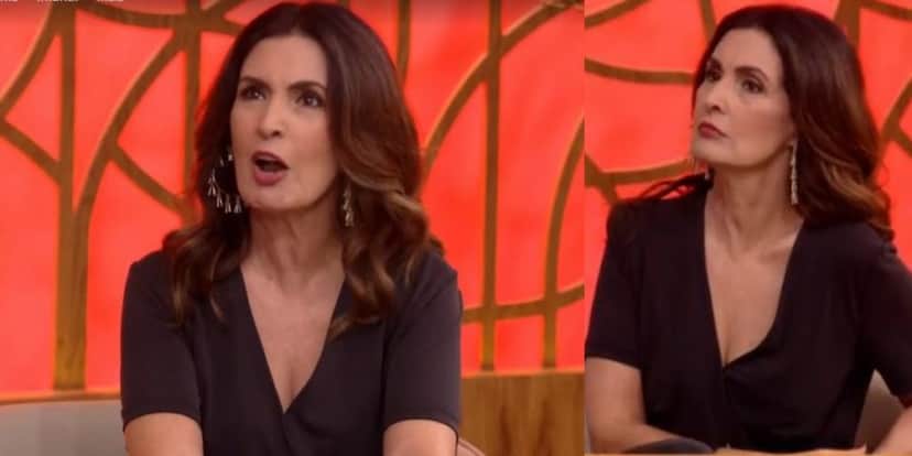 Fátima Bernardes se viu em polêmica no Encontro (Foto: Reprodução/TV Globo) Fátima Bernardes se viu em polêmica no Encontro (Foto: Reprodução/TV Globo)