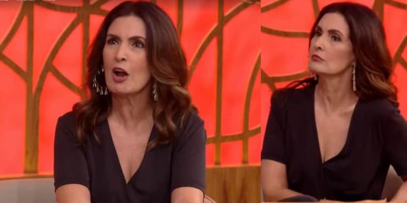 Fátima Bernardes se viu em polêmica no Encontro (Foto: Reprodução/TV Globo) Fátima Bernardes se viu em polêmica no Encontro (Foto: Reprodução/TV Globo)