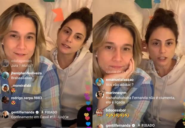 Fernanda Gentil surgiu com a esposa, Priscila Montandon, e fez desabafo sobre a relação (Foto: Reprodução/ Instagram) Fernanda Gentil surgiu com a esposa, Priscila Montandon, e fez desabafo sobre a relação (Foto: Reprodução/ Instagram)
