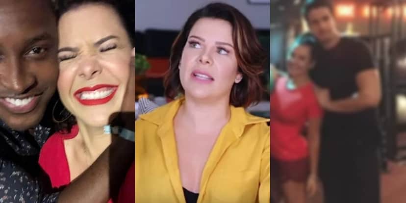 Fernanda Souza recebeu mensagens de outro famoso (Foto montagem: TV Foco) Fernanda Souza recebeu mensagens de outro famoso (Foto montagem: TV Foco)