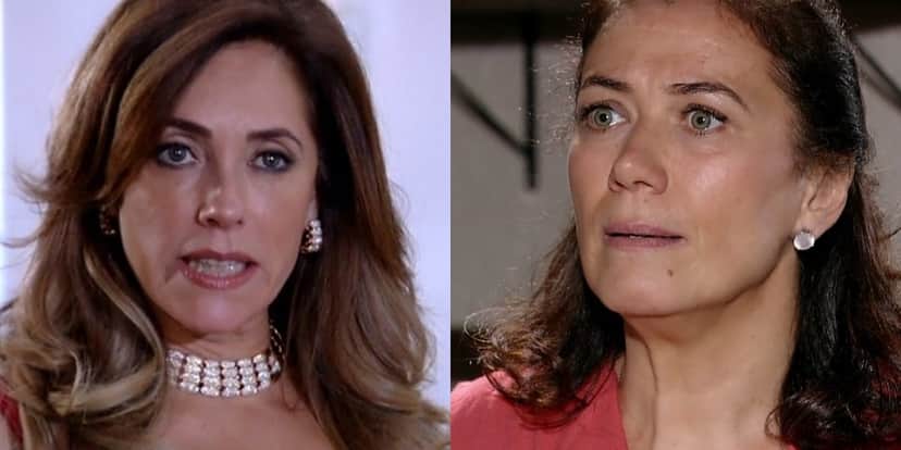 Tereza Cristina (Christiane Torloni) destruirá plano de Griselda (Lilia Cabral) com sequestro em Fina Estampa (Foto: Reprodução/Globo) Tereza Cristina (Christiane Torloni) destruirá plano de Griselda (Lilia Cabral) com sequestro em Fina Estampa (Foto: Reprodução/Globo)