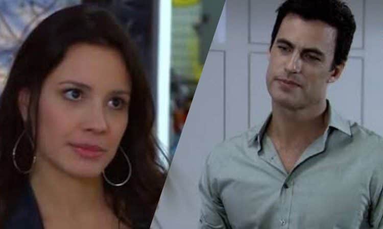 Em Fina Estampa, Zuleika leva um chega para lá de Juan Guilherme (Montagem: TV Foco) Em Fina Estampa, Zuleika leva um chega para lá de Juan Guilherme (Montagem: TV Foco)