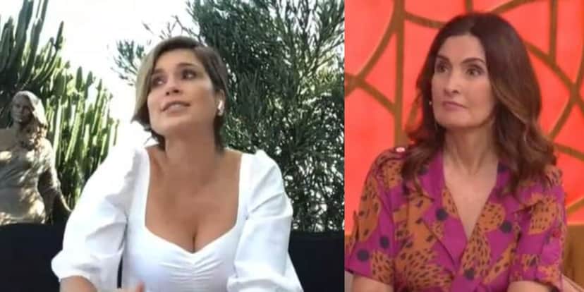 Flávia Alessandra foi aos prantos no programa de Fátima Bernardes (Foto: Reprodução/TV Globo) Flávia Alessandra foi aos prantos no programa de Fátima Bernardes (Foto: Reprodução/TV Globo)