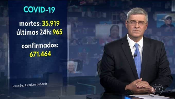 Flávio Fachel comandou o plantão da Globo dessa vez - Foto: Reprodução Flávio Fachel comandou o plantão da Globo dessa vez - Foto: Reprodução