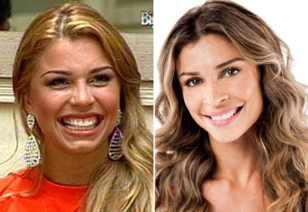 Famosos antes e depois da fama: Grazi Massafera (Foto: Reprodução) Famosos antes e depois da fama: Grazi Massafera (Foto: Reprodução)