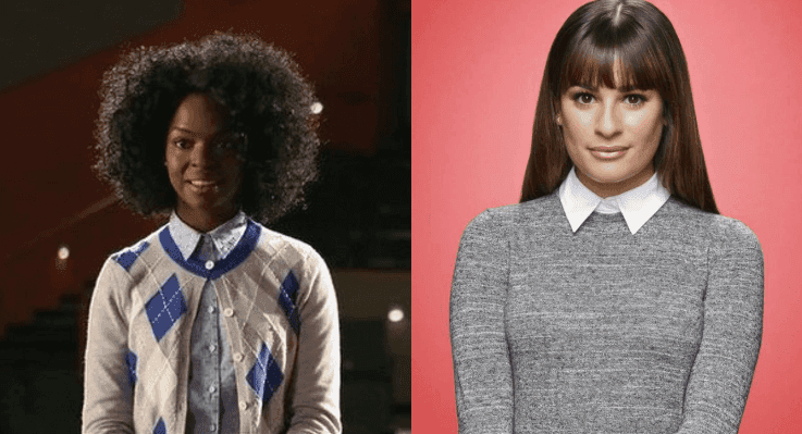 Lea Michele, protagonista de Glee, é acusada de racismo por Samantha, colega de elenco (Foto: Reprodução) Lea Michele, protagonista de Glee, é acusada de racismo por Samantha, colega de elenco (Foto: Reprodução)