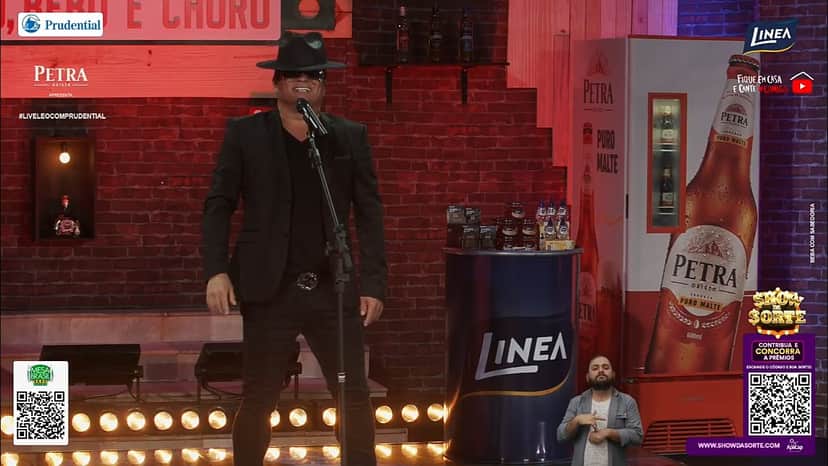 O rei das lives realizou mais uma transmissão ao vivo em seu canal no YouTube (Foto: Reprodução) O rei das lives realizou mais uma transmissão ao vivo em seu canal no YouTube (Foto: Reprodução)