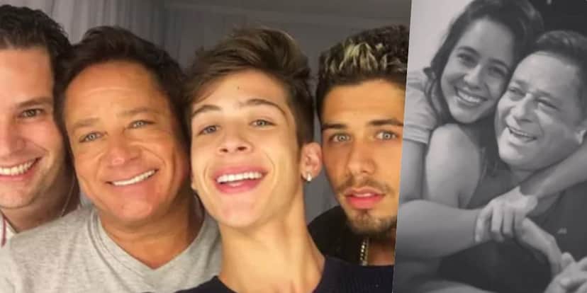 Filhos do cantor Leonardo tem vida exposta, diferentemente de filha (Foto montagem) Filhos do cantor Leonardo tem vida exposta, diferentemente de filha (Foto montagem)