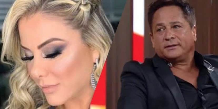 Poliana Rocha abre intimidade e que além de Leonardo, outra pessoinha pode ficar na cama do casal, o cachorro Romeo (Montagem: Tv Foco) Poliana Rocha abre intimidade e que além de Leonardo, outra pessoinha pode ficar na cama do casal, o cachorro Romeo (Montagem: Tv Foco)