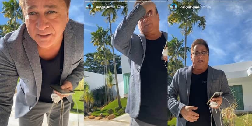 Leonardo utilizou um óculos de Jade Picon, namorada de João Guilherme (Foto: reprodução/Instagram) Leonardo utilizou um óculos de Jade Picon, namorada de João Guilherme (Foto: reprodução/Instagram)
