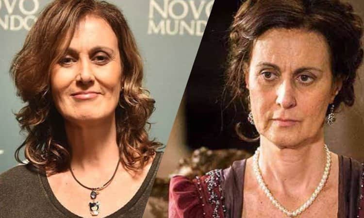 Márcia Cabrita surgiu em Novo Mundo no capítulo dessa quarta-feira, 03. Foi o último trabalho da atriz (imagem: Montagem: Globo) Márcia Cabrita surgiu em Novo Mundo no capítulo dessa quarta-feira, 03. Foi o último trabalho da atriz (imagem: Montagem: Globo)