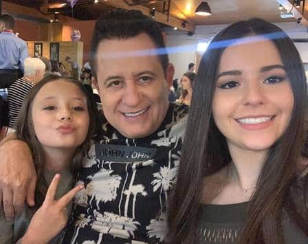 Marrone surgiu e suas duas filhas, de relacionamentos distintos (Foto: Reprodução) Marrone surgiu e suas duas filhas, de relacionamentos distintos (Foto: Reprodução)