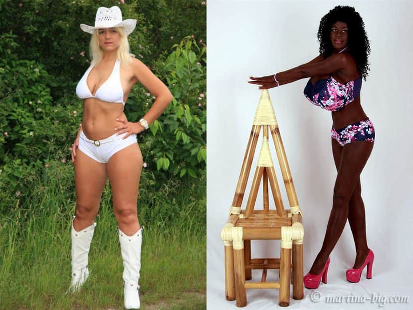 Martina Big, modelo alemã, surpreende e passa por transformação na tonalidade de pele (Foto: Reprodução) Martina Big, modelo alemã, surpreende e passa por transformação na tonalidade de pele (Foto: Reprodução)