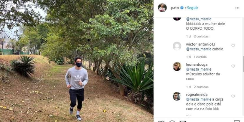Pato recebeu mensagens maldosas (Foto: Reprodução/Instagram) Pato recebeu mensagens maldosas (Foto: Reprodução/Instagram)