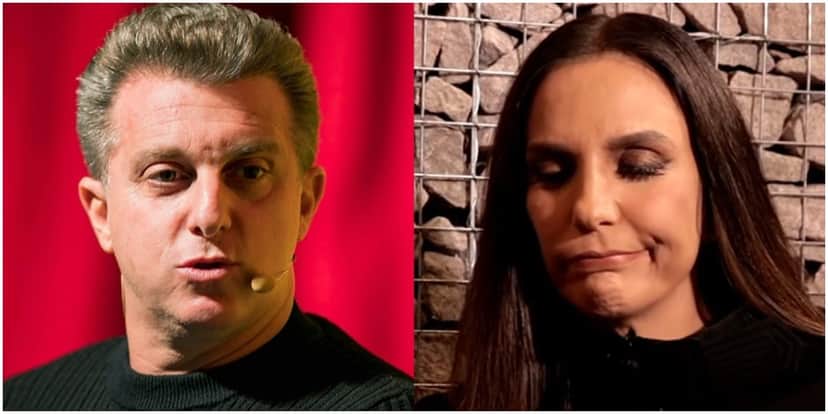 Ivete Sangalo divulgou foto de Luciano Huck aos beijos Ivete Sangalo divulgou foto de Luciano Huck aos beijos