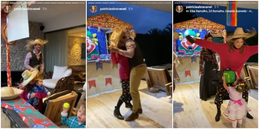 Rebeca Abravanel e Pato marcaram presença no arraiá de Patrícia e Fábio Faria (Foto: Reprodução/ Instagram) Rebeca Abravanel e Pato marcaram presença no arraiá de Patrícia e Fábio Faria (Foto: Reprodução/ Instagram)