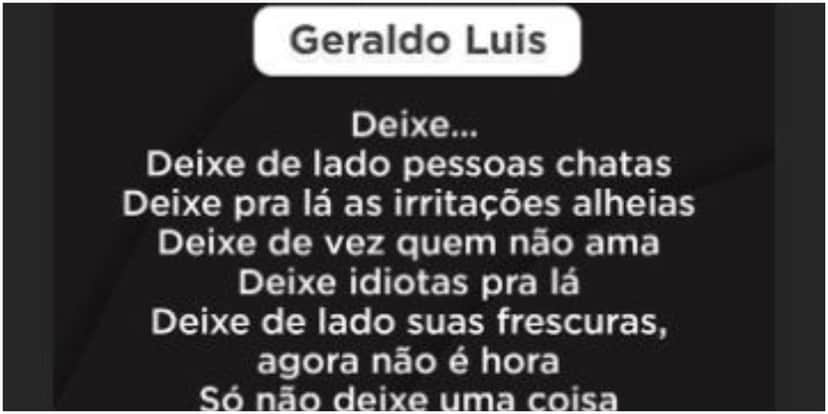 Geraldo Luís (Foto: Reprodução)