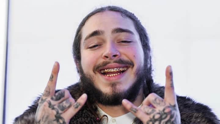 O cantor Post Malone - Foto: Reprodução O cantor Post Malone - Foto: Reprodução