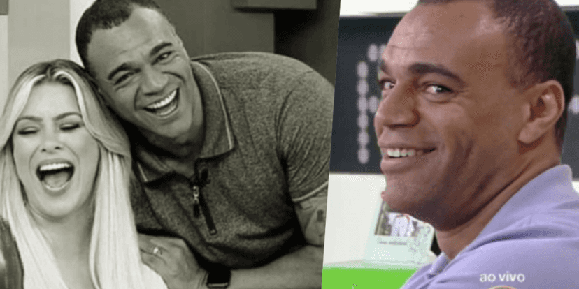 Denilson e Renata Fan trabalham juntos diariamente e sempre acabam dando o que falar (Foto montagem) Denilson e Renata Fan trabalham juntos diariamente e sempre acabam dando o que falar (Foto montagem)