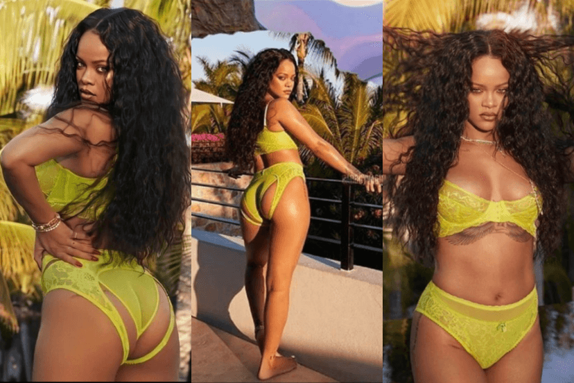 Fotos compartilhadas pelo perfil de Rihanna (Foto: Reprodução) Fotos compartilhadas pelo perfil de Rihanna (Foto: Reprodução)