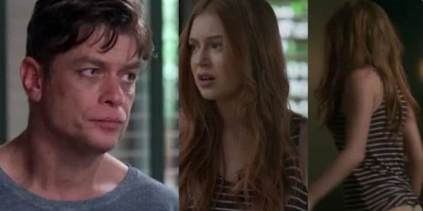 Totalmente Demais, Arthur broxa com Carol após ver Eliza de calcinha (Montagem: TV Foco) Totalmente Demais, Arthur broxa com Carol após ver Eliza de calcinha (Montagem: TV Foco)