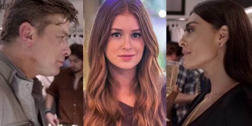 Em Totalmente Demais, Arthur troca os nomes e chama Carol de Eliza na hora H (Montagem: TV Foco) Em Totalmente Demais, Arthur troca os nomes e chama Carol de Eliza na hora H (Montagem: TV Foco)