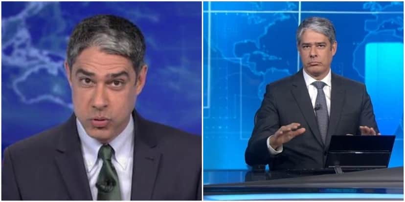 O âncora da Globo, William Bonner diz torcer para que gafanhotos não cheguem ao Brasil (Reprodução) O âncora da Globo, William Bonner diz torcer para que gafanhotos não cheguem ao Brasil (Reprodução)