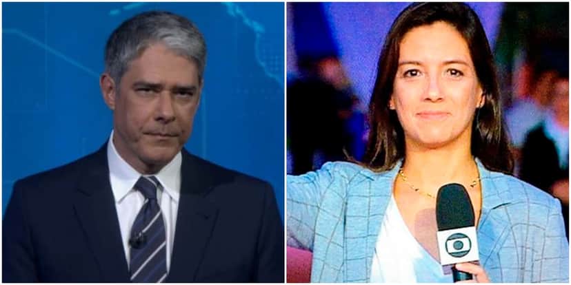 William Bonner repercutiu no JN episódio de homem que tornou Marina Araújo refém (Reprodução) William Bonner repercutiu no JN episódio de homem que tornou Marina Araújo refém (Reprodução)