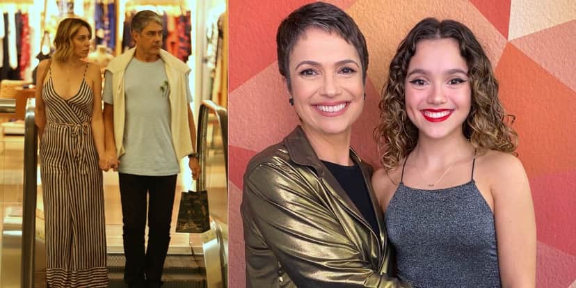 Natasha Dantas e William Bonner, Sandra Annenberg e Elisa Paglia (Foto: AgNews/GShow) Natasha Dantas e William Bonner, Sandra Annenberg e Elisa Paglia (Foto: AgNews/GShow)