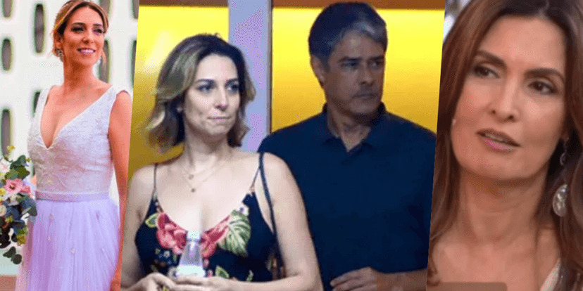 William Bonner e Natasha Dantas são casados desde 2019 (Foto montagem) William Bonner e Natasha Dantas são casados desde 2019 (Foto montagem)