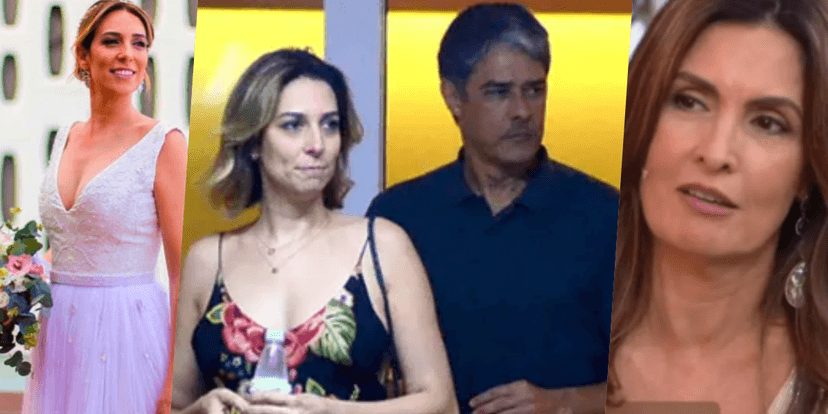 William Bonner e Natasha Dantas são casados desde 2019 (Foto montagem) William Bonner e Natasha Dantas são casados desde 2019 (Foto montagem)