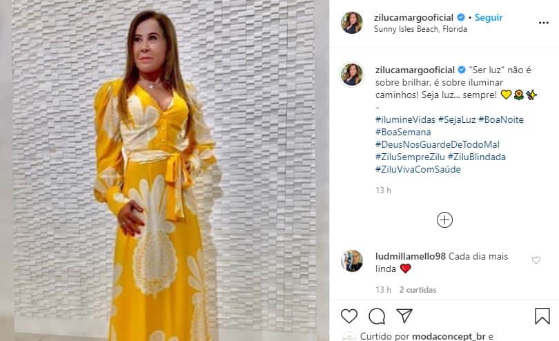 Zilu deu a volta por cima (Foto: Reprodução/Instagram) Zilu deu a volta por cima (Foto: Reprodução/Instagram)