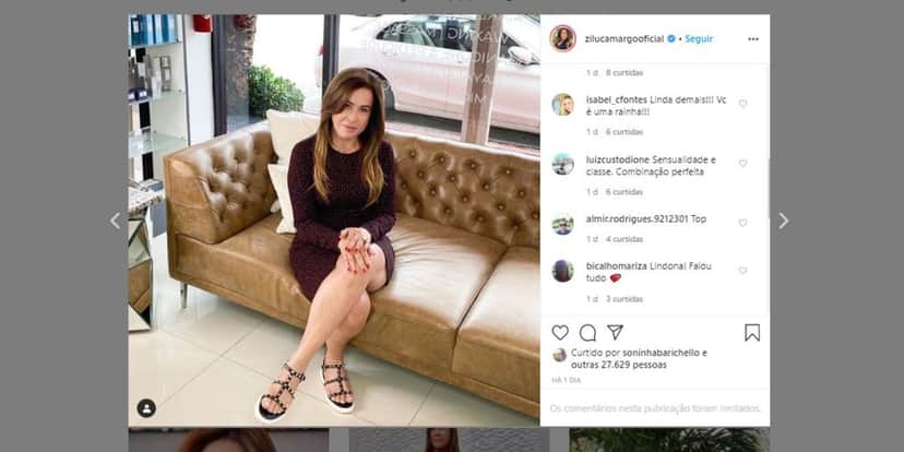 Zilu recebeu cantada de seguidor (Foto: Reprodução/Instagram) Zilu recebeu cantada de seguidor (Foto: Reprodução/Instagram)