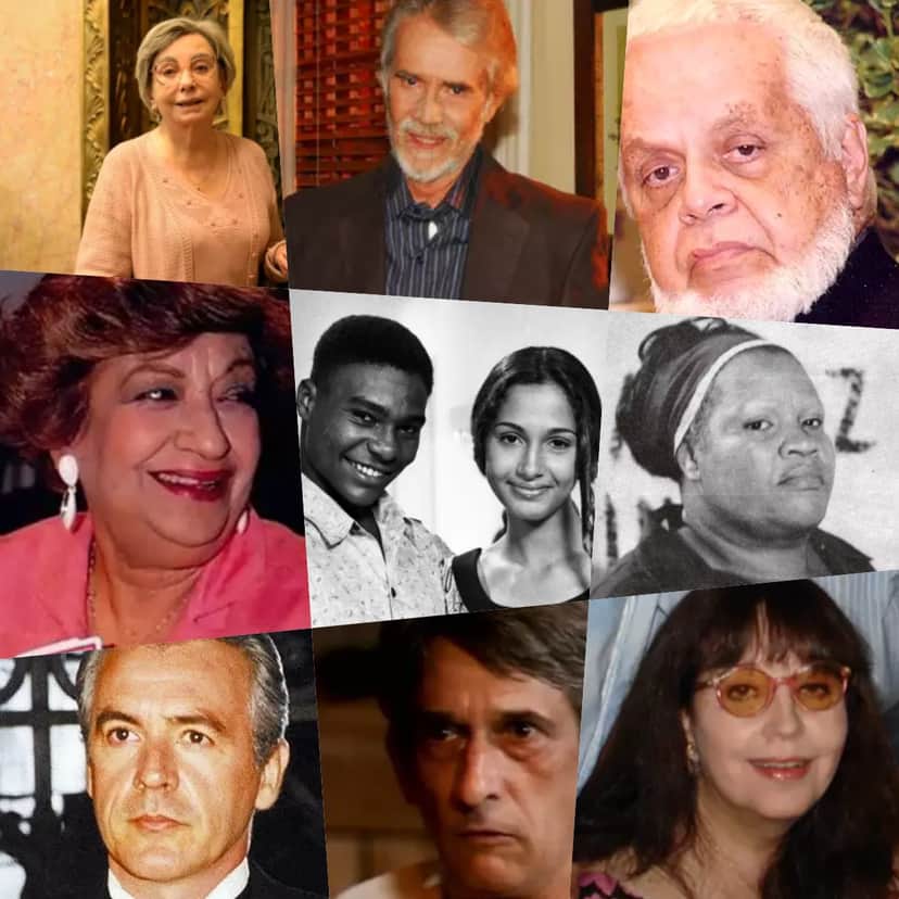 Atores da novela Vale Tudo que já morreram (Foto: Montagem/TV Foco) Atores da novela Vale Tudo que já morreram (Foto: Montagem/TV Foco)