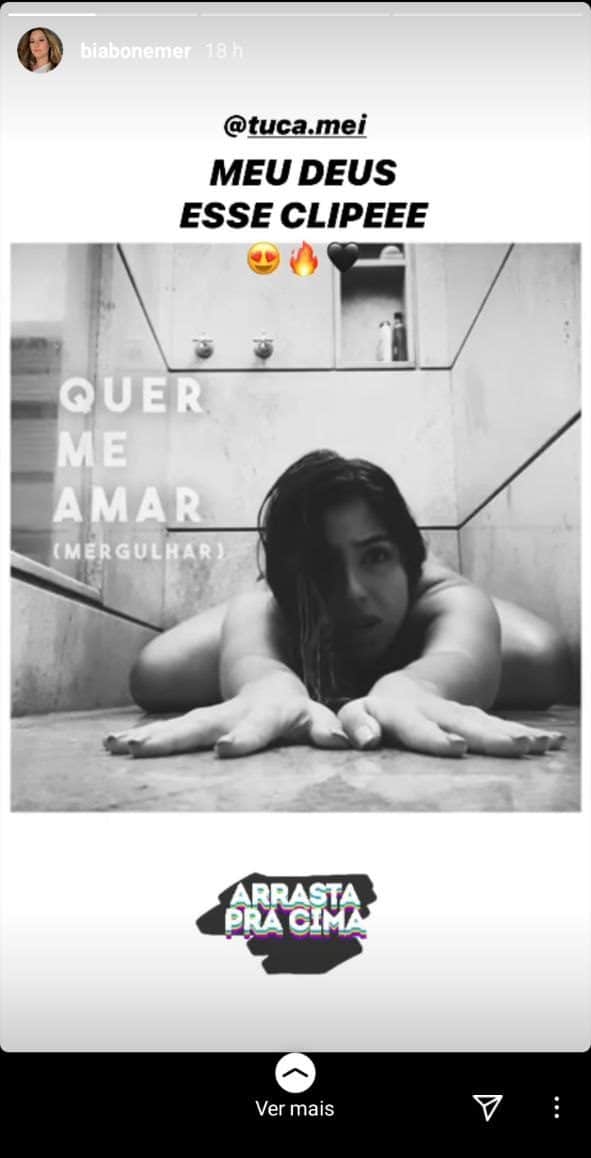 Quer Me Amar é nome da canção da amiga da filha de Bonner (Foto: Reprodução/ Instagram) Quer Me Amar é nome da canção da amiga da filha de Bonner (Foto: Reprodução/ Instagram)
