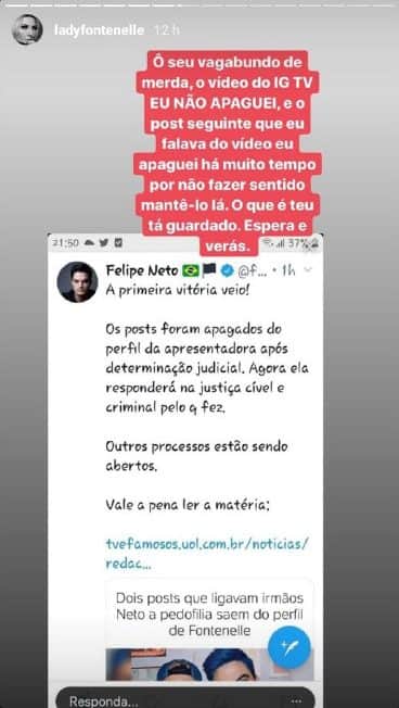 Antonia Fontenelle fala o que pensa sobre Felipe Neto (Foto: Reprodução) Antonia Fontenelle fala o que pensa sobre Felipe Neto (Foto: Reprodução)
