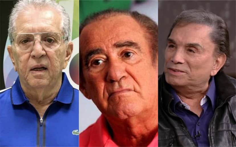 Carlos Alberto, Renato Aragão e Dedé Santana já trabalharam juntos (Foto: Divulgação) Carlos Alberto, Renato Aragão e Dedé Santana já trabalharam juntos (Foto: Divulgação)