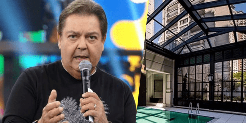 Faustão e seu Triplex (Foto: Montagem) Faustão e seu Triplex (Foto: Montagem)