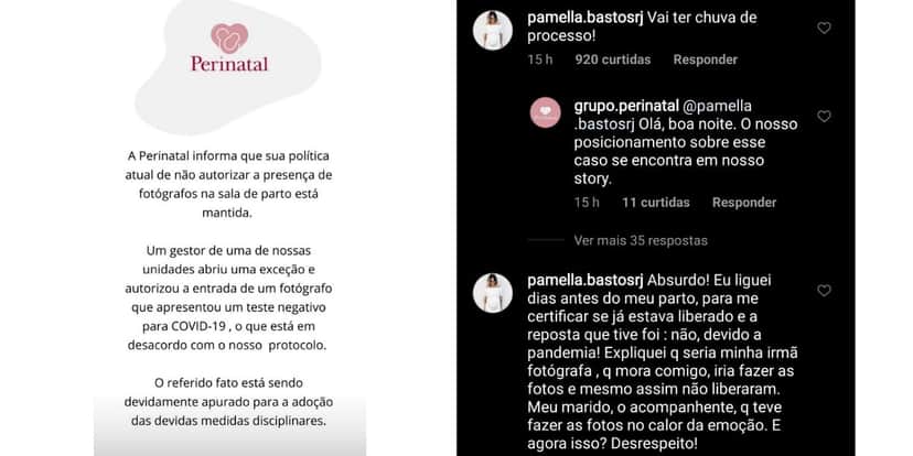 Após polêmica envolvendo Giovanna Ewbank e Bruno Gagliasso, Grupo Perinatal se pronuncia (Foto: Reprodução/Instagram) Após polêmica envolvendo Giovanna Ewbank e Bruno Gagliasso, Grupo Perinatal se pronuncia (Foto: Reprodução/Instagram)