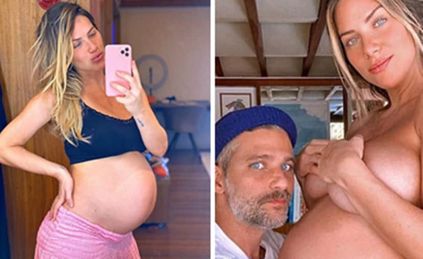 Giovanna Ewbank deu à luz ao primeiro filho Biológico com Bruno Gagliasso (Foto: Montagem) Giovanna Ewbank deu à luz ao primeiro filho Biológico com Bruno Gagliasso (Foto: Montagem)