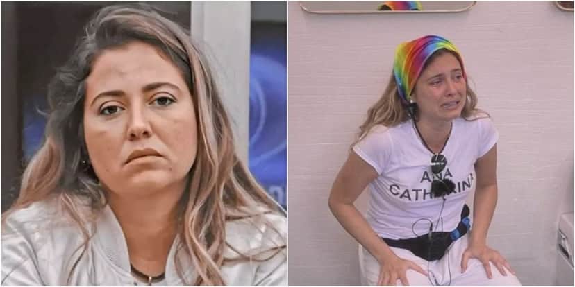 Ana Catharina foi informada sobre a morte do pai no Big Brother Portugal. (Foto: Montagem/Reprodução) Ana Catharina foi informada sobre a morte do pai no Big Brother Portugal. (Foto: Montagem/Reprodução)