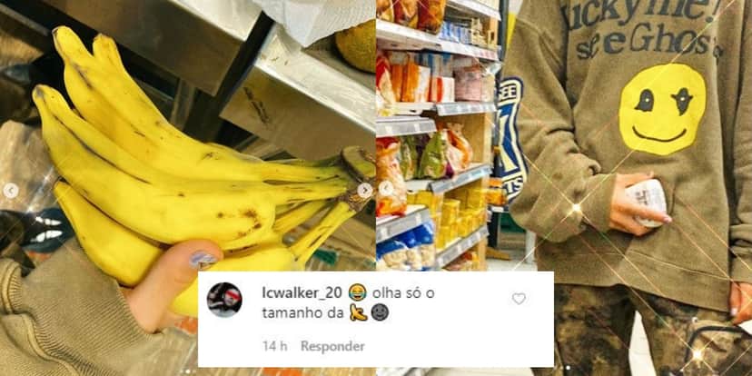 Sequência de fotos de João Guilherme com comentário de seguidora (Foto: Montagem) Sequência de fotos de João Guilherme com comentário de seguidora (Foto: Montagem)