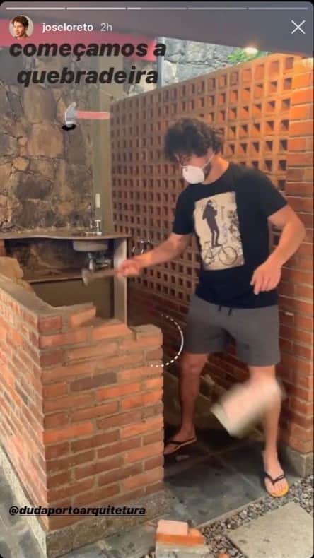 Vídeo: José Loreto apareceu quebrando tudo em casa (Foto: Reprodução) Vídeo: José Loreto apareceu quebrando tudo em casa (Foto: Reprodução)