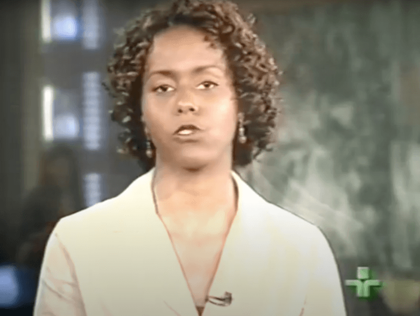 Maju Coutinho em Jornal da TV Cultura (Foto: Reprodução) Maju Coutinho em Jornal da TV Cultura (Foto: Reprodução)