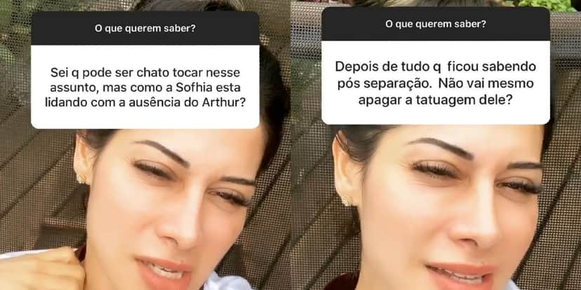Mayra Cardi responde perguntas de seguidores no instagram (Foto: Reprodução/Instagram) Mayra Cardi responde perguntas de seguidores no instagram (Foto: Reprodução/Instagram)