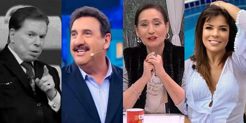 Silvio Santos, Ratinho, Sônia Abrão, Mara Maravilha (Foto: Montagem) Silvio Santos, Ratinho, Sônia Abrão, Mara Maravilha (Foto: Montagem)